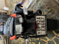 Black Orange Neon Bajaj Pulsar 125 Split Seat