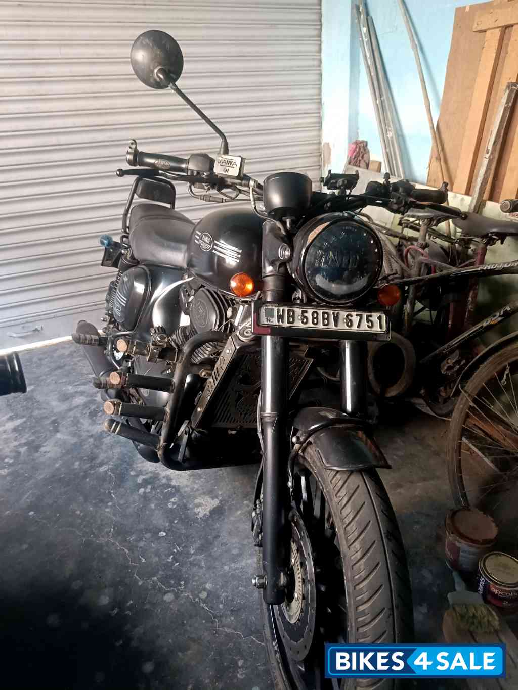 Matte Black Jawa 42 Dual Channel ABS AllStar Black