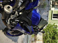 Blue Yamaha YZF R15 V3