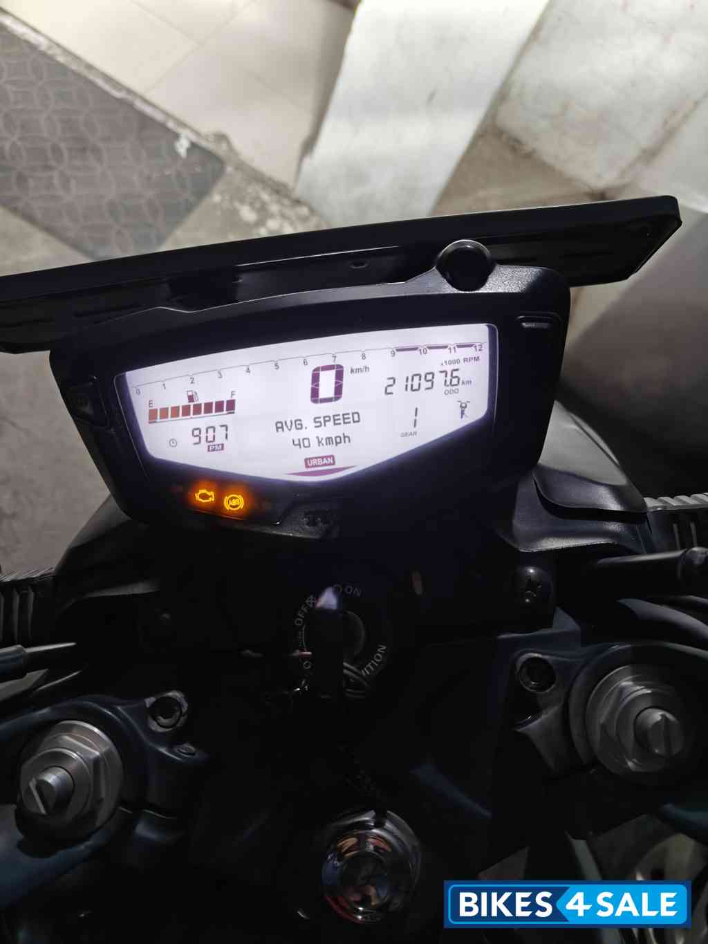 Black Red TVS Apache RTR 200 4V 2022
