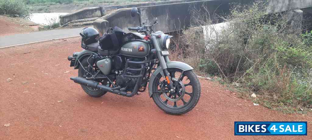 Signals Marsh Grey With Alloy Royal Enfield Classic 350 Dual Channel BS6