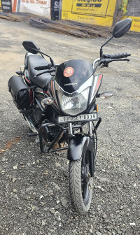 Black Honda Shine 125