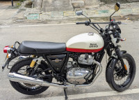 White Royal Enfield Interceptor 650 Twin