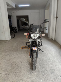 Ebony Black Solar Red Bajaj Pulsar 125 Neon Disc Single Seat