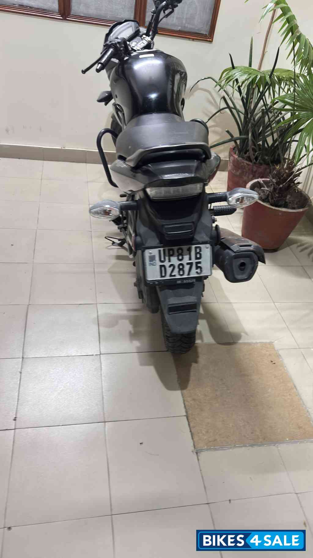 Black Honda CB Trigger