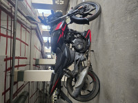 Black And Red Bajaj Pulsar 150 Twin Disc