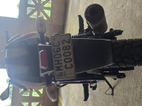 Black And Red Bajaj Pulsar 150 Twin Disc