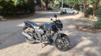 Black TVS Apache RTR 180