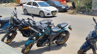 Cyan Mettallic Yamaha FZS 25 BS6