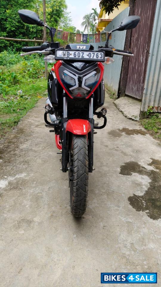 Red TVS Raider 125