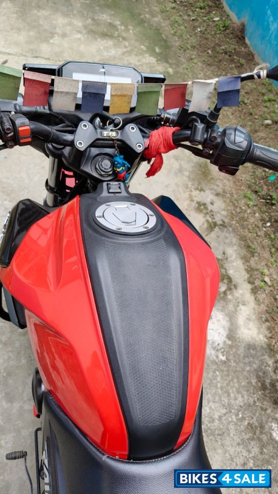 Red TVS Raider 125