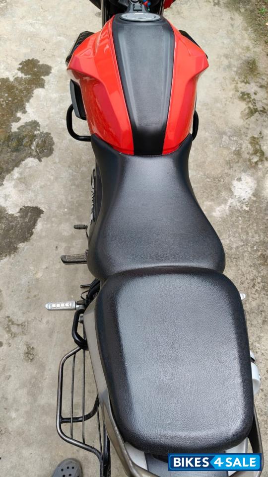 Red TVS Raider 125