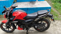 Red TVS Raider 125