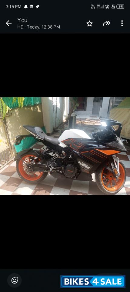 Black White Orange Edition KTM RC 125