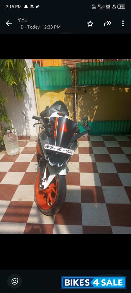 Black White Orange Edition KTM RC 125