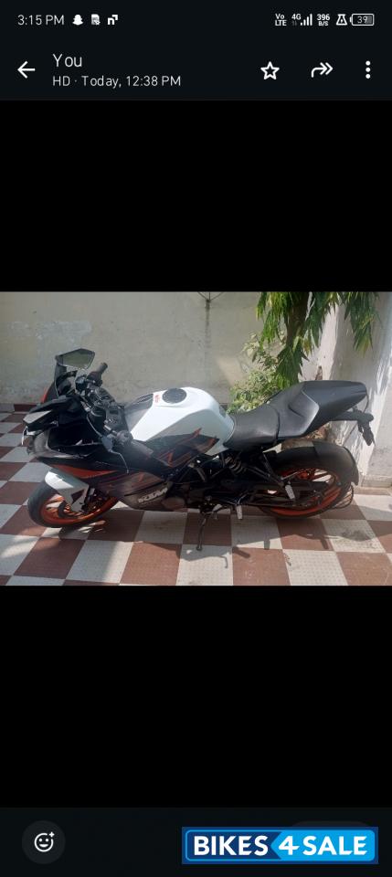Black White Orange Edition KTM RC 125