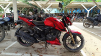 Red TVS Apache RTR 200 4V Race Edition 2.0