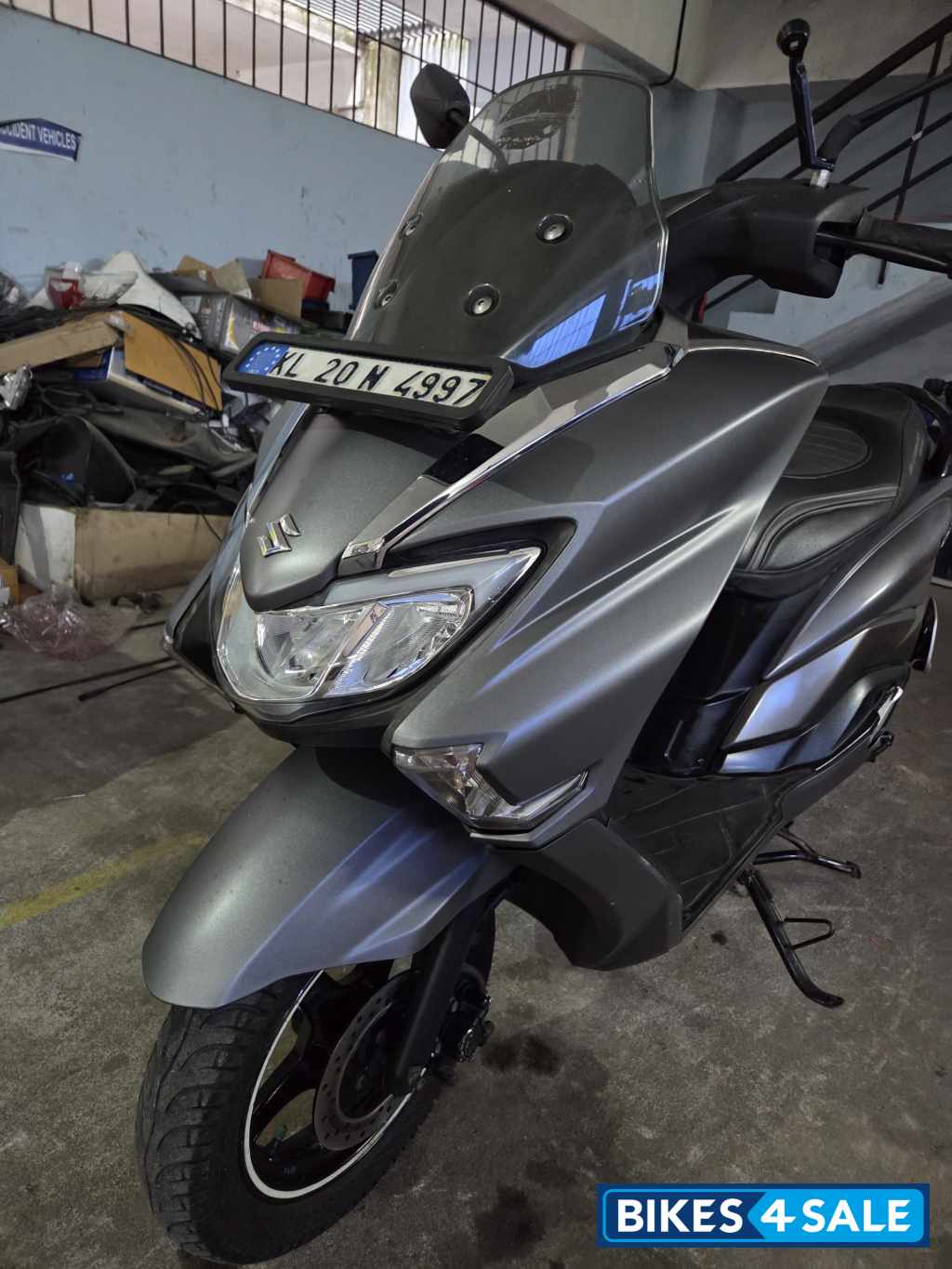 Gray Suzuki Burgman Street