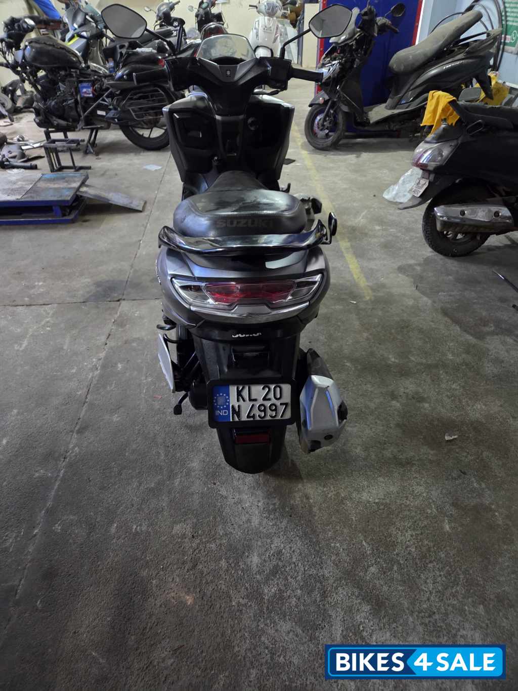 Gray Suzuki Burgman Street