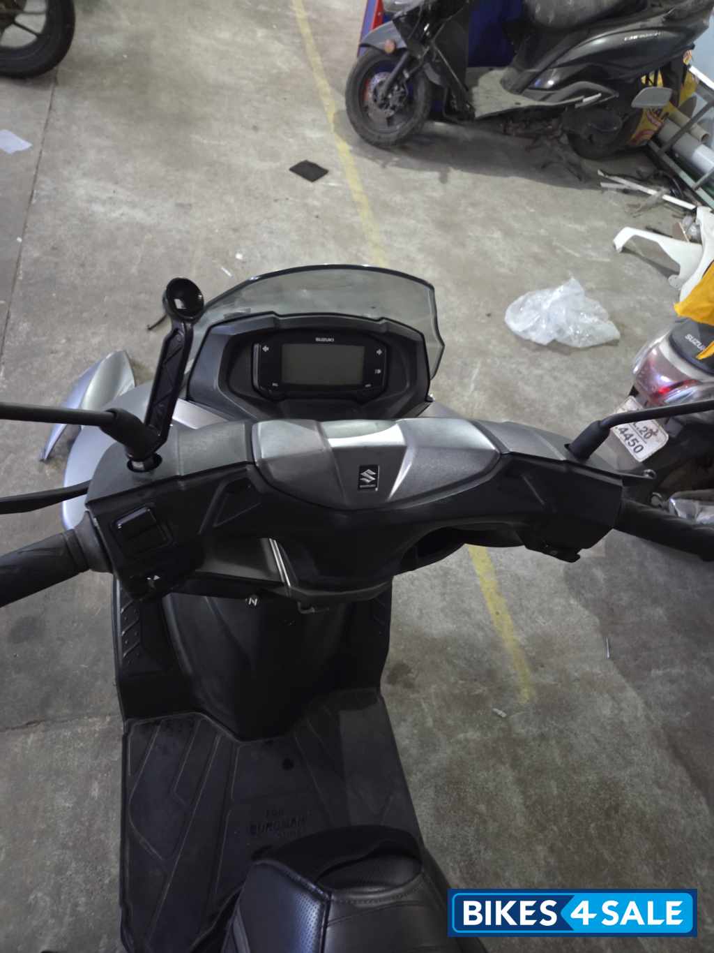 Gray Suzuki Burgman Street