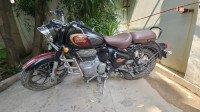 Halcyon Black Royal Enfield Classic 350 Dual Channel BS6