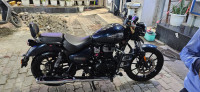 Blue Royal Enfield Meteor 350 Stellar