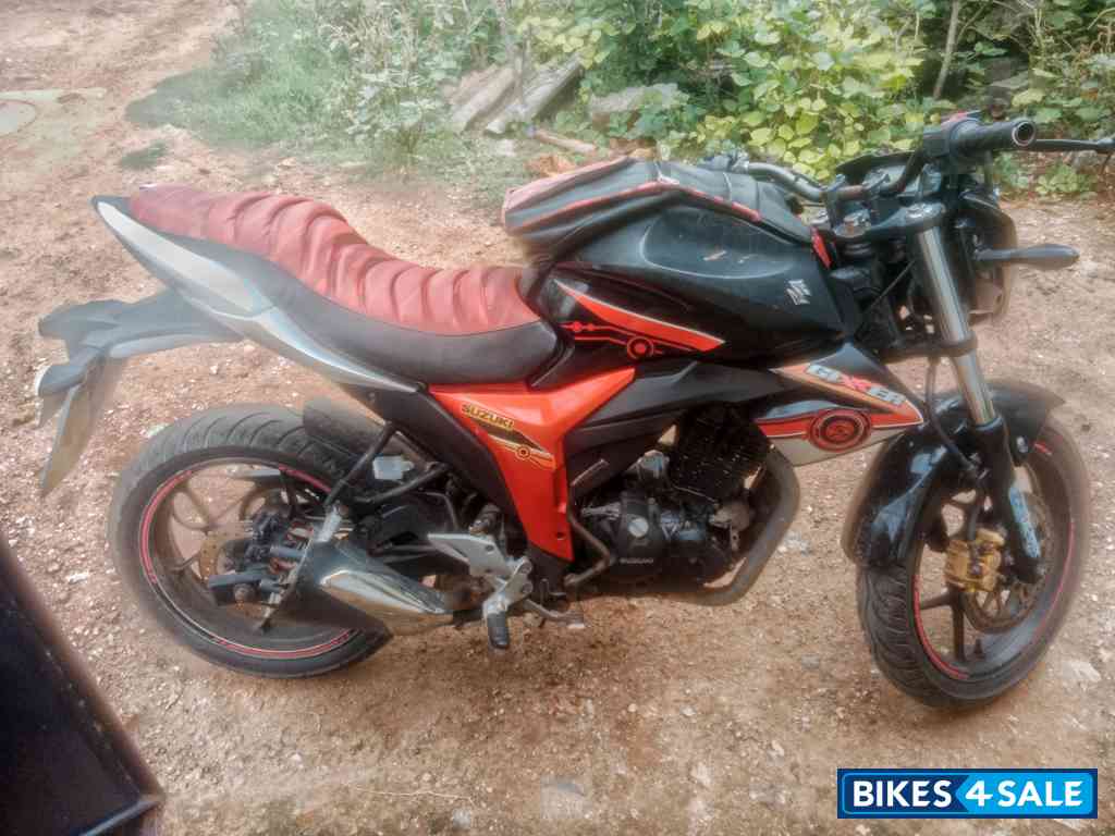 Orange Black Suzuki Gixxer SP