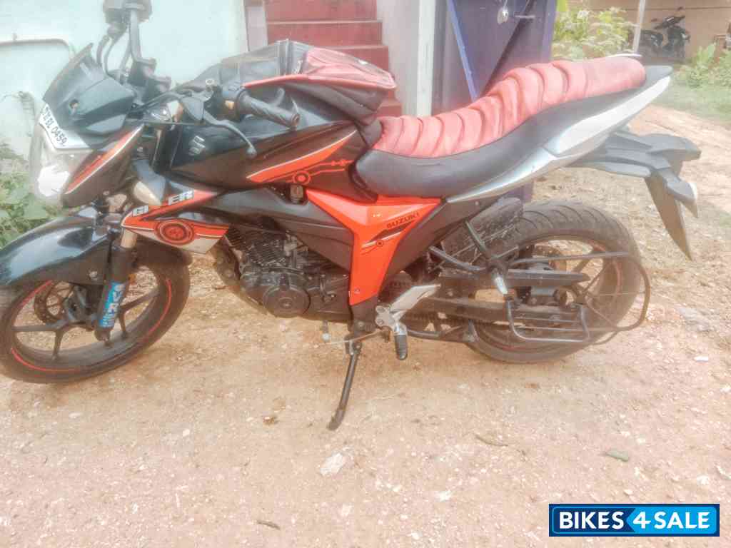 Orange Black Suzuki Gixxer SP