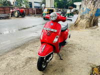 Red Vespa ZX 125 BS6