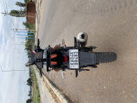 Ebony Black Red Bajaj Pulsar 220F BS6