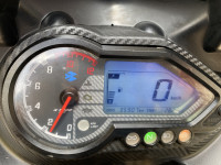 Ebony Black Red Bajaj Pulsar 220F BS6