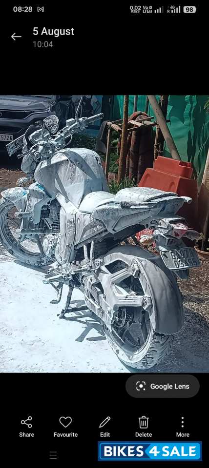 Blue Yamaha FZ-S FI V2