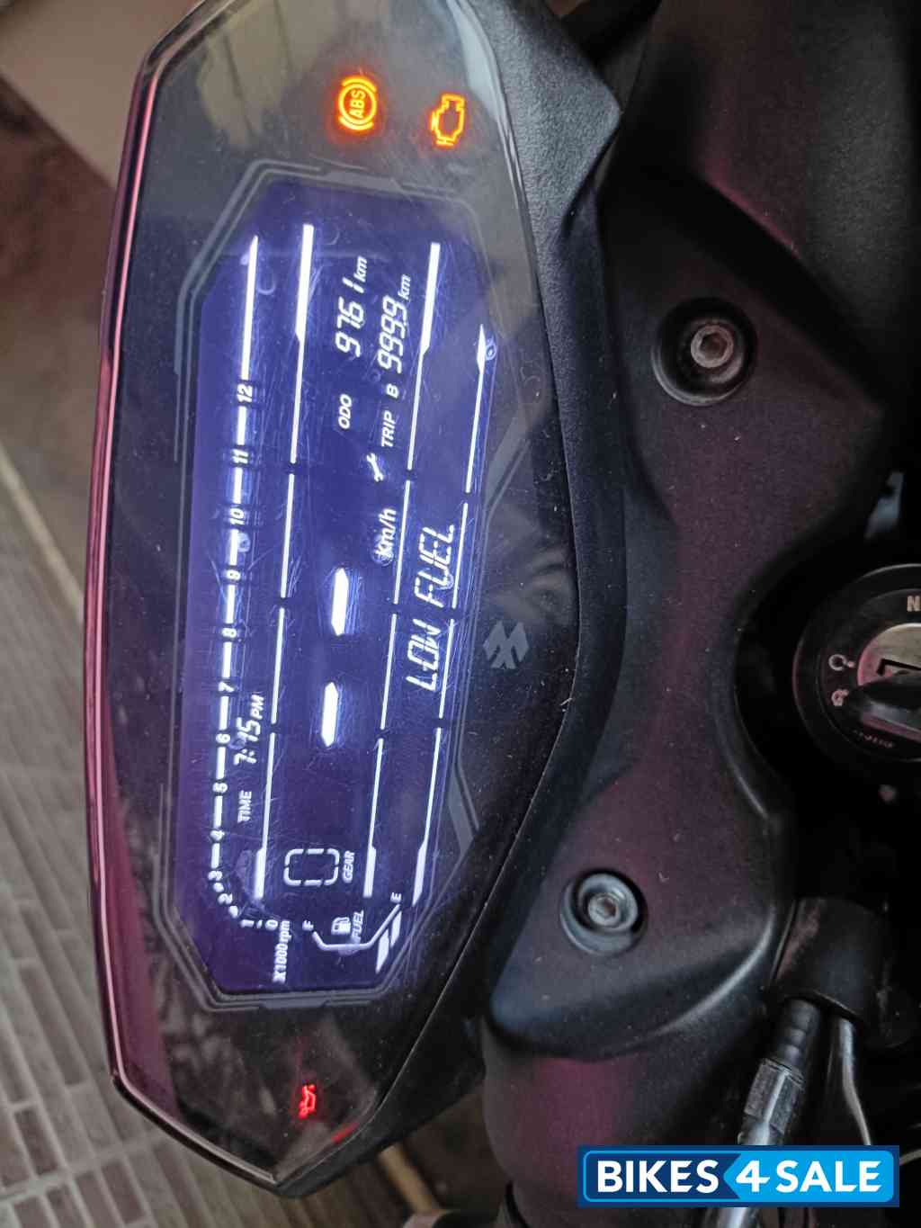 Black Bajaj Pulsar N160 Dual Channel ABS