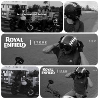 White Royal Enfield Hunter 350 Metro