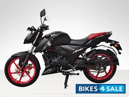 Matte Black TVS Apache RTR 160 4V Special Edition
