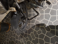 Black Honda Shine 125