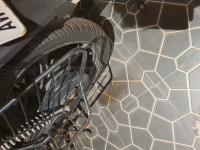 Black Honda Shine 125