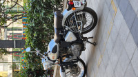 Silver Royal Enfield Classic 350
