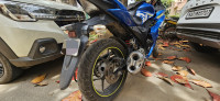 Blue Suzuki Gixxer SF Fi
