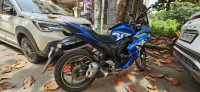Blue Suzuki Gixxer SF Fi