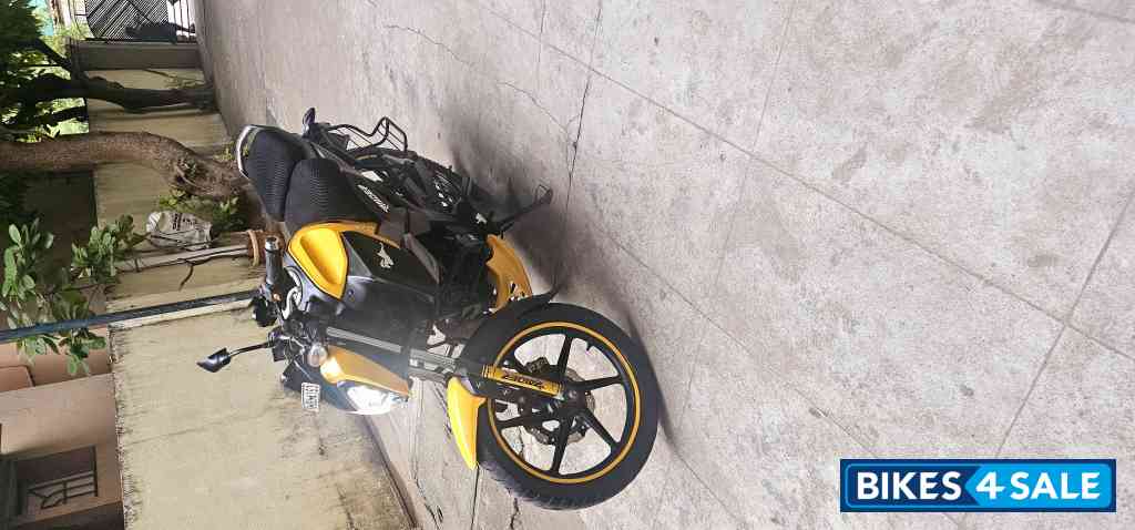 Yellow TVS Raider 125