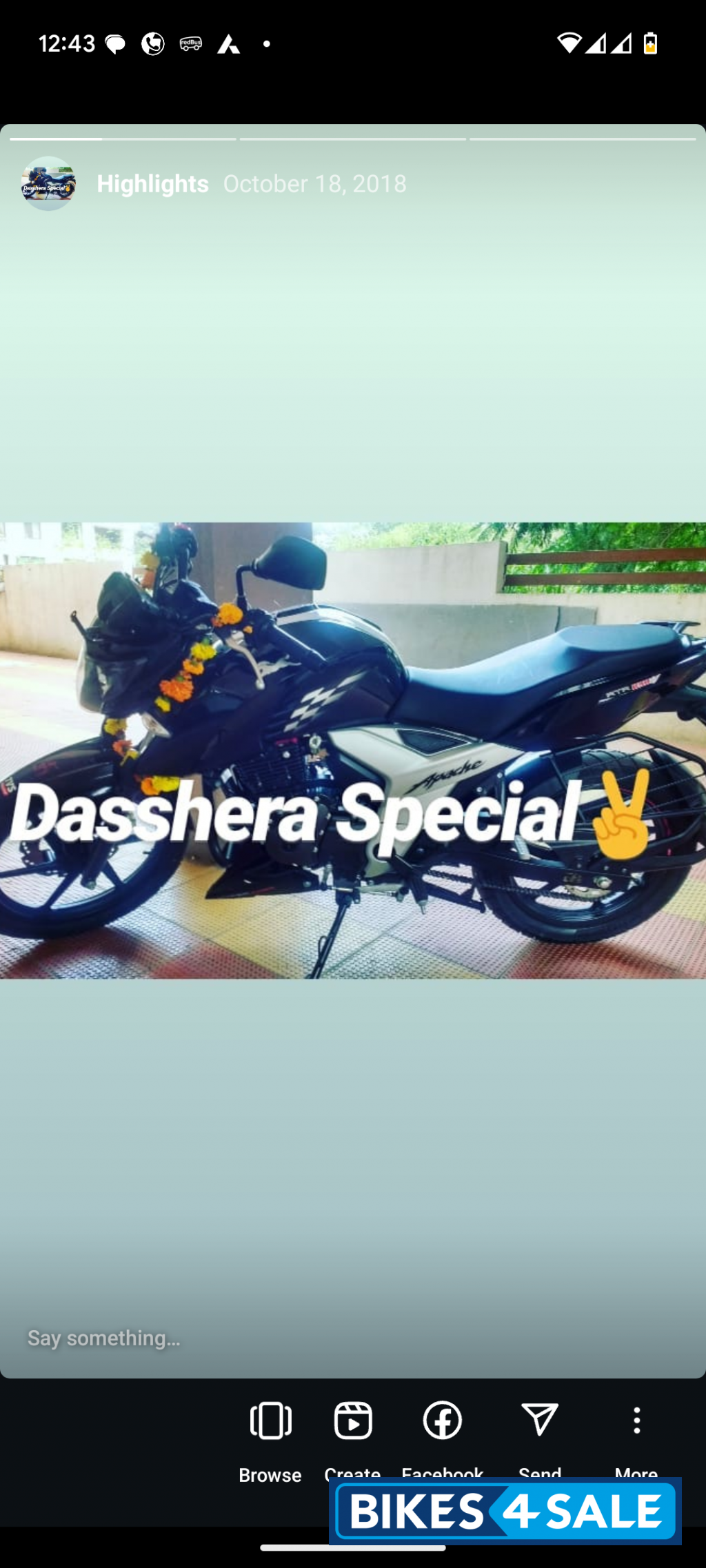 TVS Apache RTR 160 4V