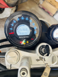 Celestial Red Royal Enfield Super Meteor 650