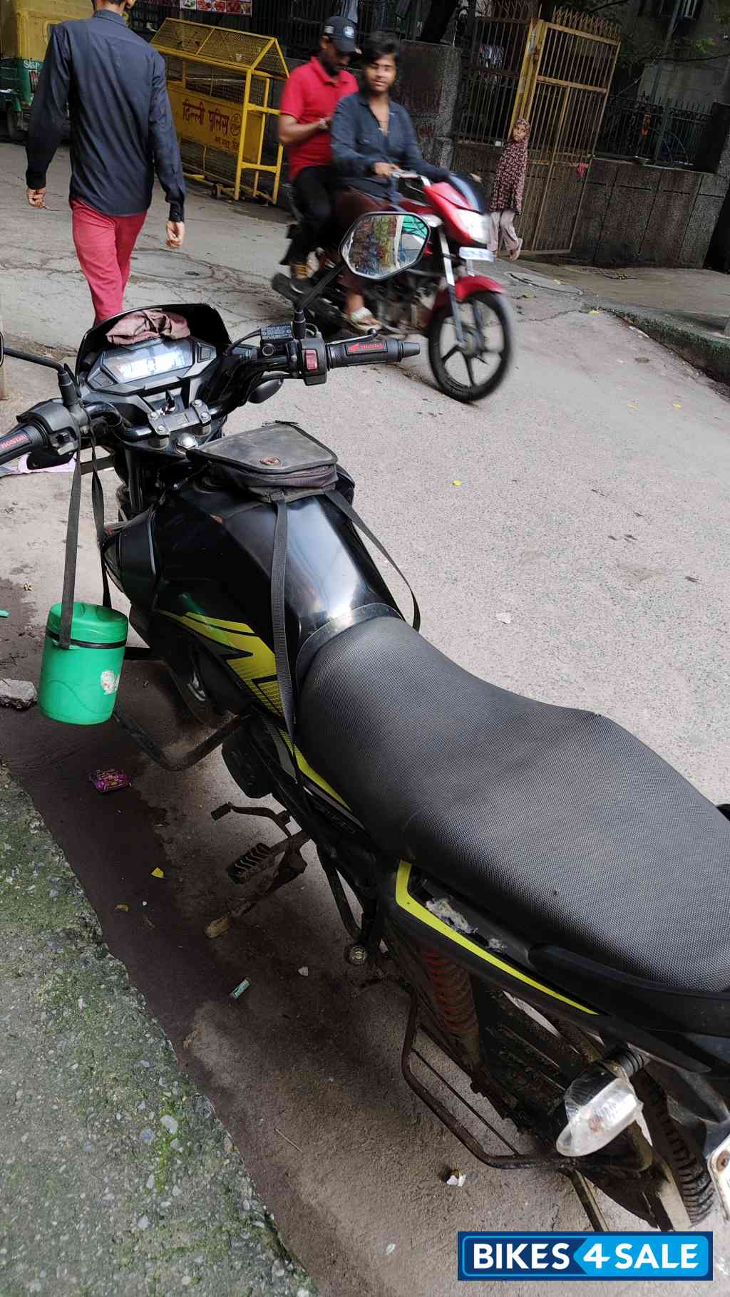 Black And Green Honda SP 125 BSVI Black And Green Honda SP 125 BSVI