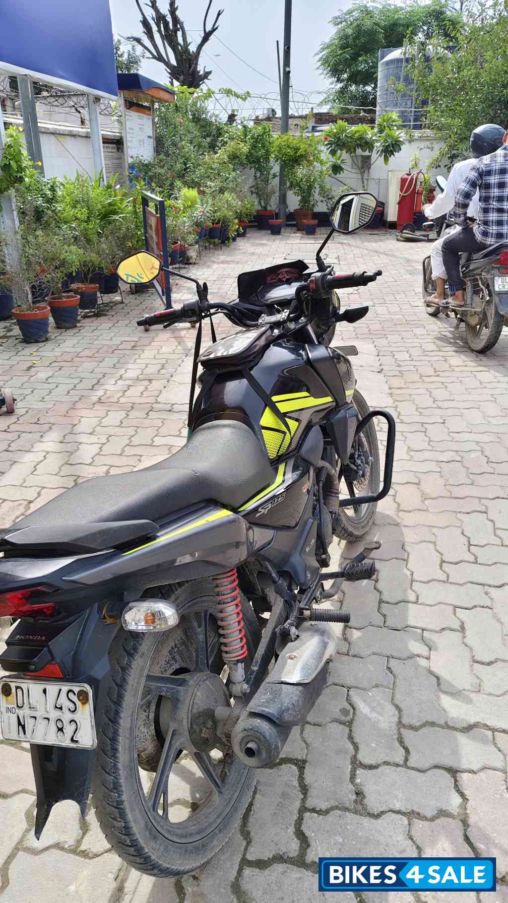 Black And Green Honda SP 125 BSVI Black And Green Honda SP 125 BSVI