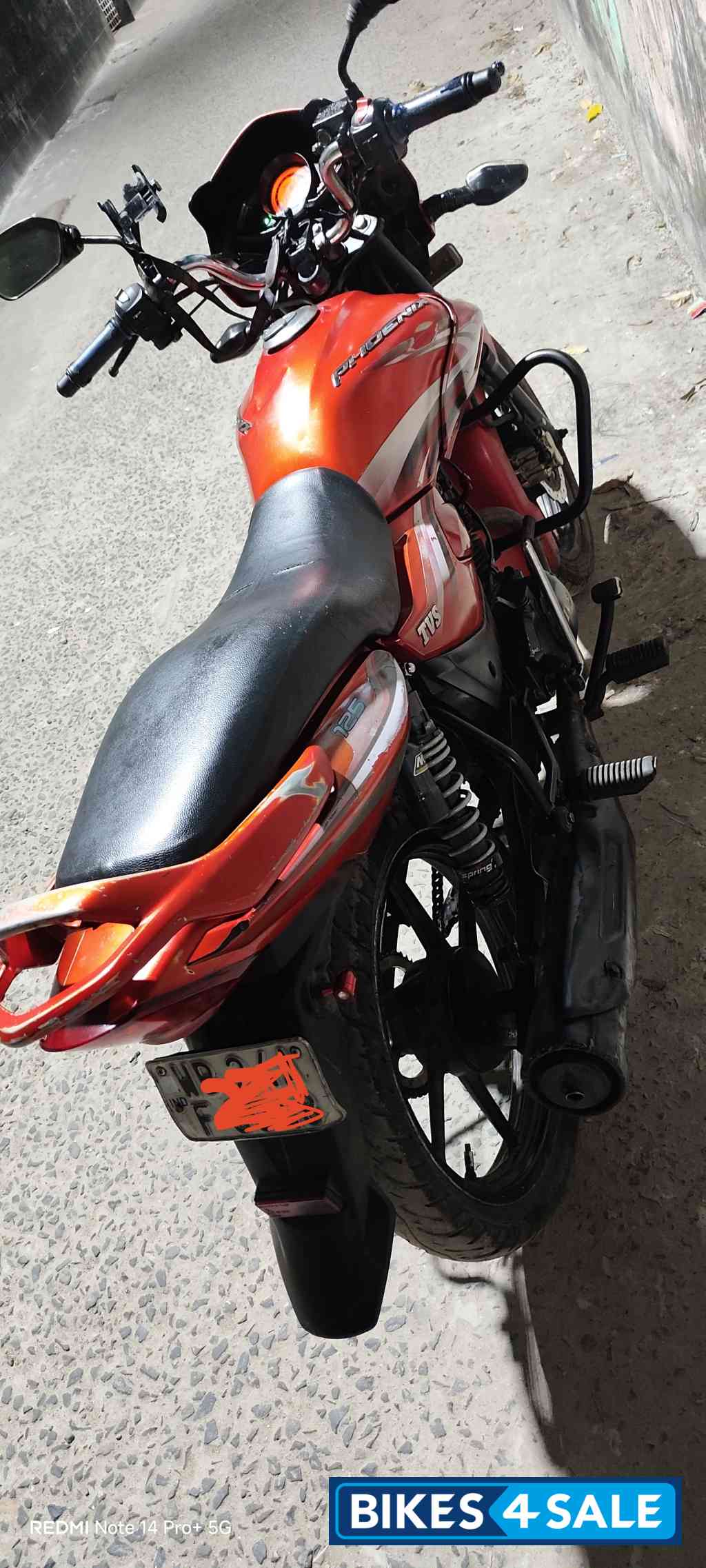 Red & Black TVS Phoenix