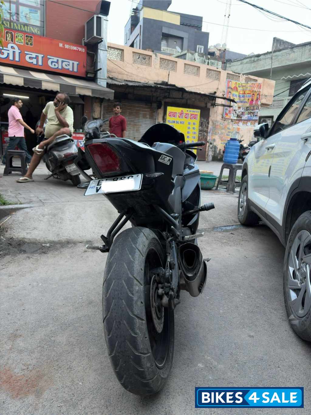 Matte Black Yamaha YZF R15 V3 BS6