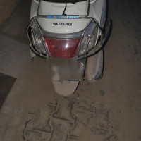 White Suzuki Access 125