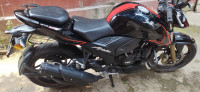 Black And Red TVS Apache RTR 200 4V 2022