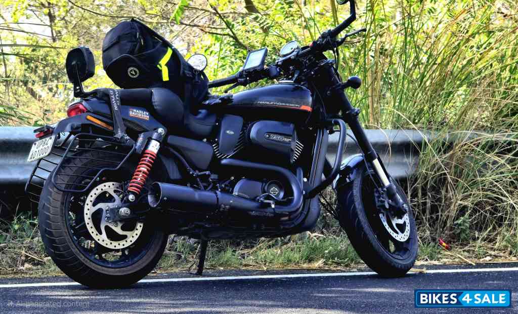 Black Harley Davidson Street Rod